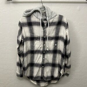 Hooded flannel